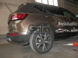 Фаркоп оцинкованный Galia S119C для Skoda Karoq 2018-, Seat Ateca 2016-(паспорт и сертификат в комплекте)(без электрики)