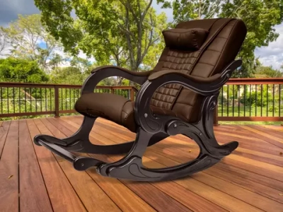 Массажное кресло качалка EGO WAVE EG2001 Шоколад (Арпатек)