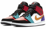 Кроссовки Jordan Air Jordan 1 Mid Whiteredmulti