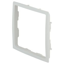 Рамка для розеток и выключателей ЭРА Elegance 14-6001-01М декоративная, белый матовый