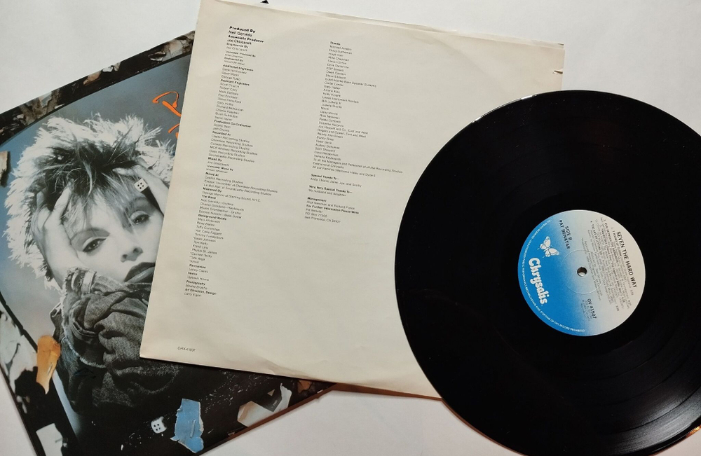 Винтажная виниловая пластинка LP Pat Benatar Seven The Hard Way (USA 1985)