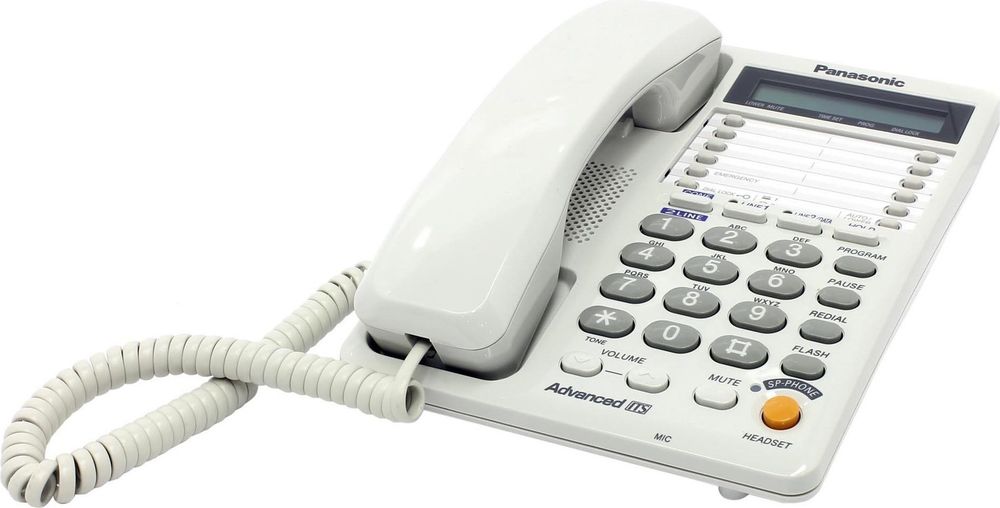 Проводной телефон Panasonic KX-TS2368RUW белый