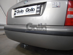 Фаркоп оцинкованный Galia S082A для Skoda Fabia седан/универсал 2000-2014(паспорт и сертификат в комплекте)(без электрики)