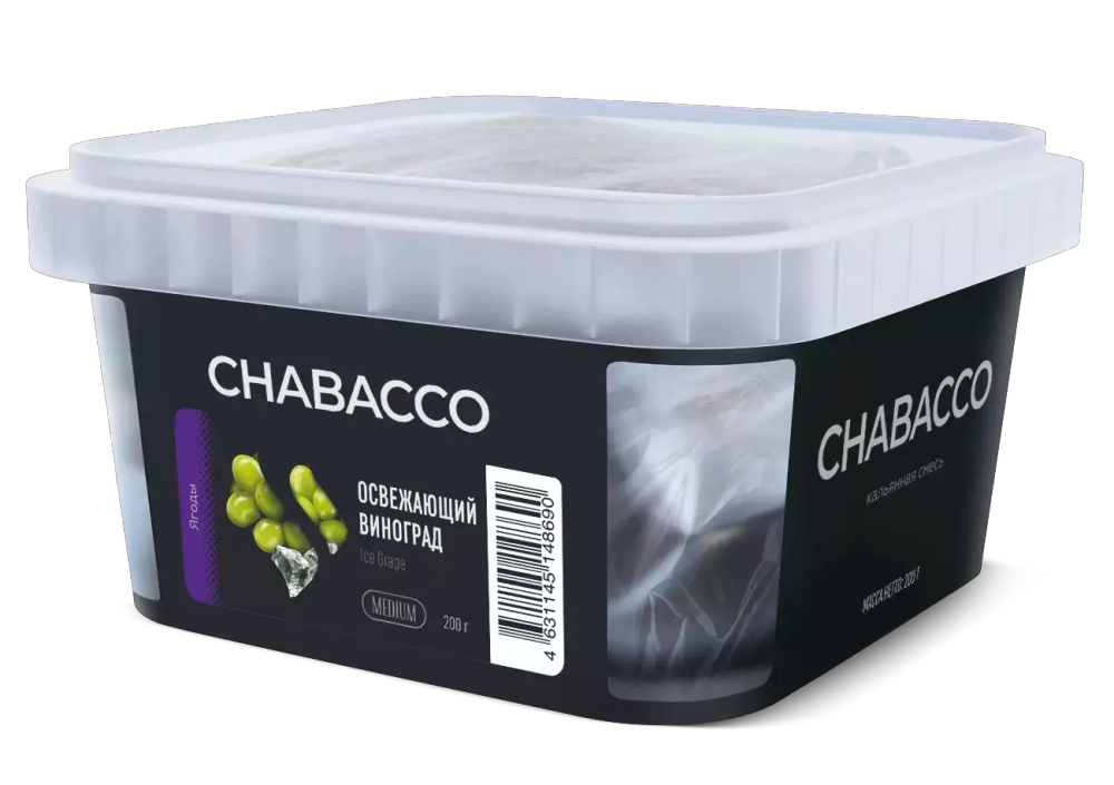 Chabacco Medium - Ice Grape (200g)