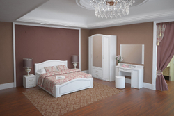 Шкаф для одежды 4-х дверный с зеркалами Виктория 02