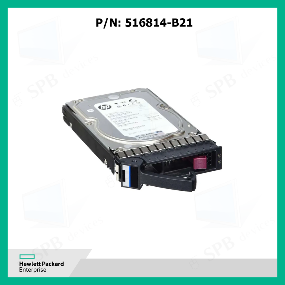 Жесткий диск HP 300GB 6G sas 15K SFF (3.5-inch) Dual Port Enterprise (516814-B21) 517350-001