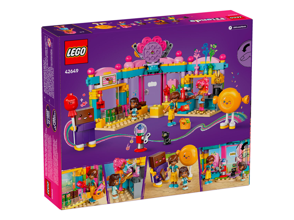 LEGO Friends 42649 «Кондитерская в Хартлейк-Сити» — сладости, витрина и кафе