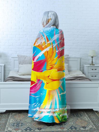 Плед пони Флаттершай арт. 115 (флис), 150х130 и 200х140 см