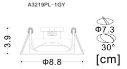 Точечный встраиваемый светильник Arte Lamp