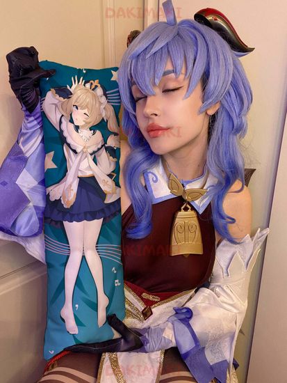 Мини дакимакура Барбара из Геншин Импакт | Genshin Impact арт. M0800, 60х20 см