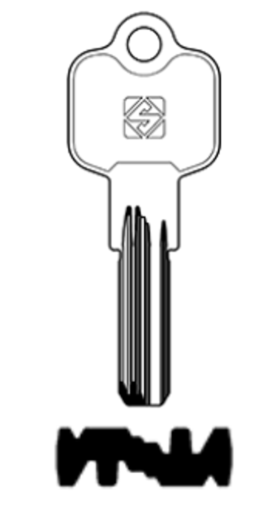 747.BAI13D_x_BAI29R/BAI27R_x квартирный спец. (профиль V55) (27.6x9x2.8mm 15425