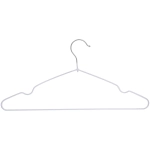 Плечики металлические нескользящие с полимерным покрытием 7шт «ТАРТИТАН», цвет белый, 41см (лейбл Селфи)