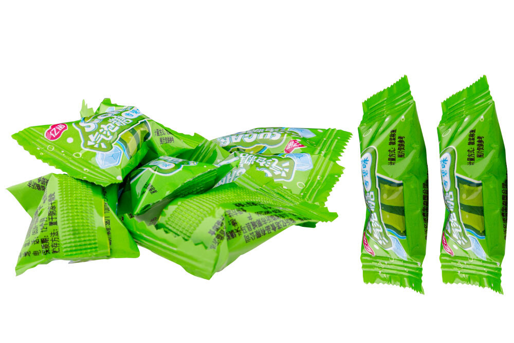 Конфеты весовые "Сосалки зеленые" (1уп*2,5кг)