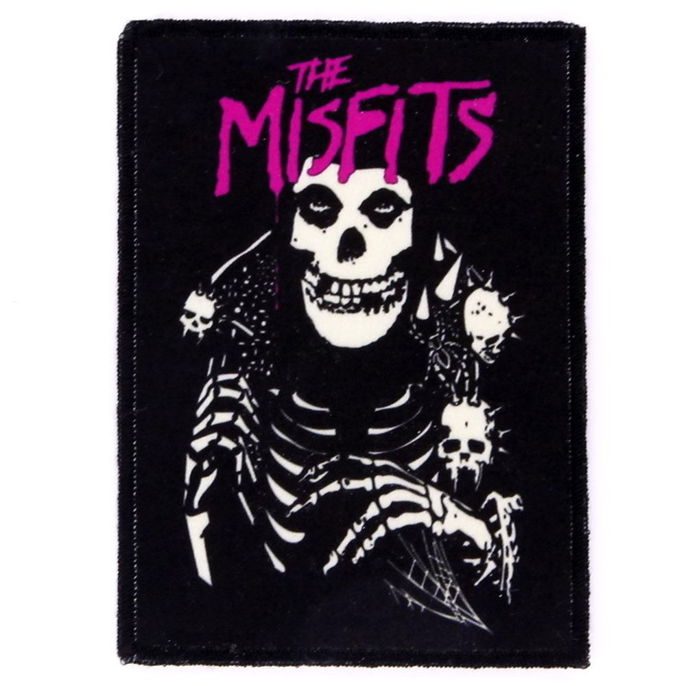 Нашивка Misfits скелет (585)
