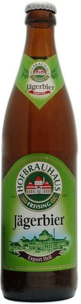 Пиво Хофбройхаус Фрайзинг Егербир / Hofbrauhaus Freising Jagerbier 0.5л - 20шт