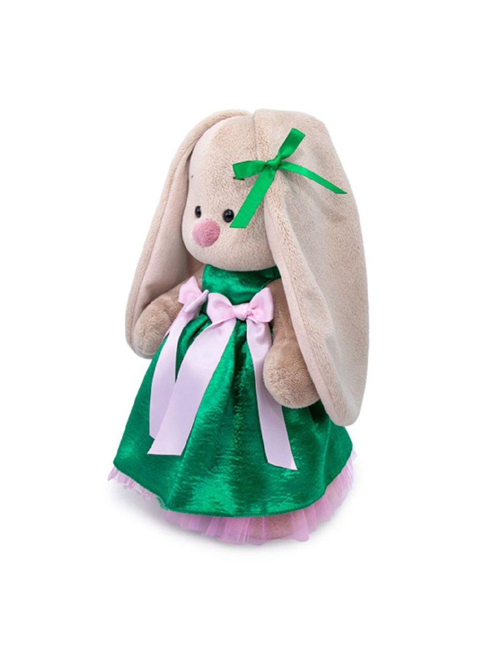 Мягкая игрушка Зайка Ми в нарядном платье 32 см