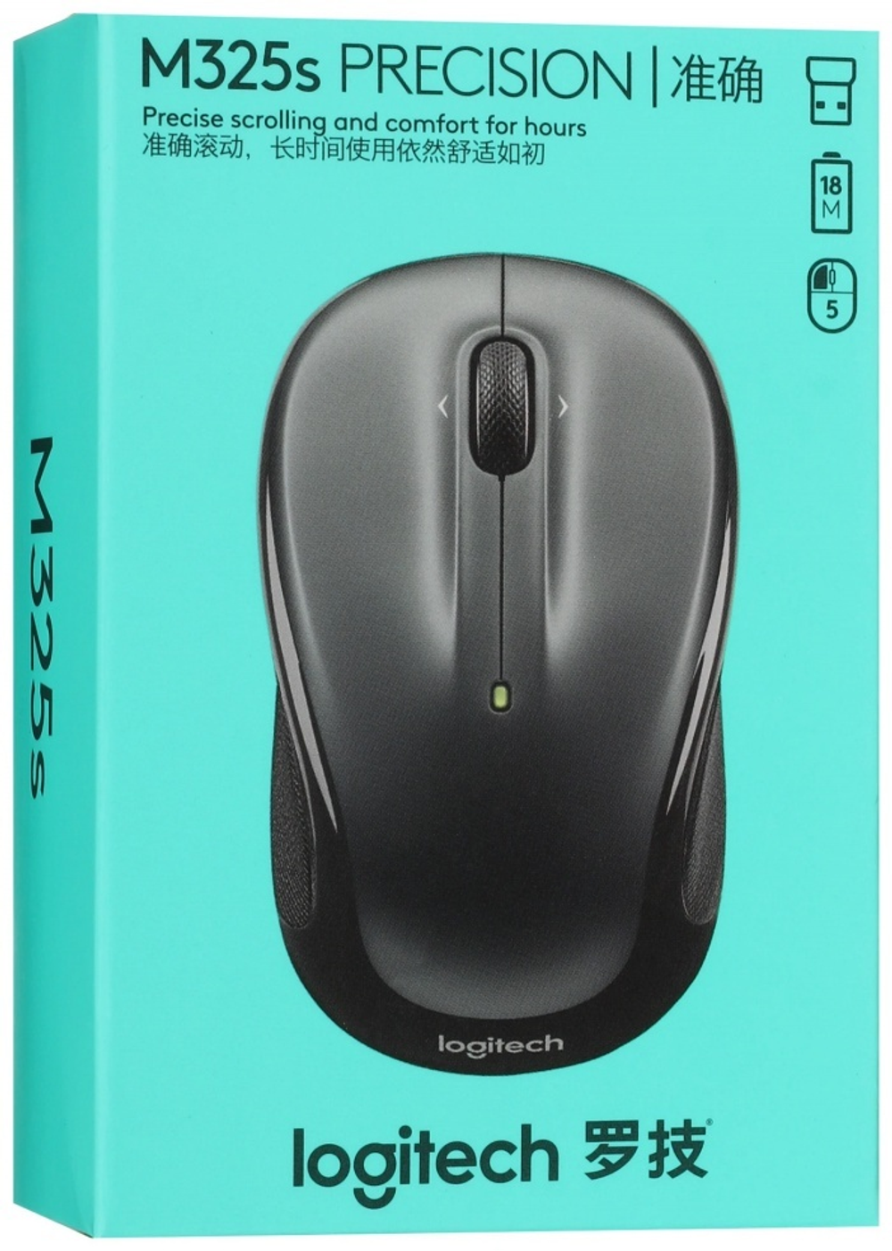 Мышь Logitech M325s черный