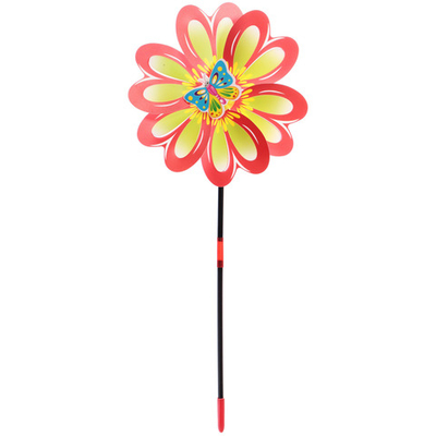 Ветрячок «Пархающая бабочка» d-23 см, 50 см в ассортименте