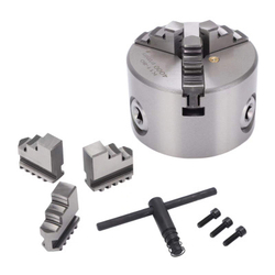 Токарный патрон К11-80 мм, трехкулачковый, самоцентрирующийся