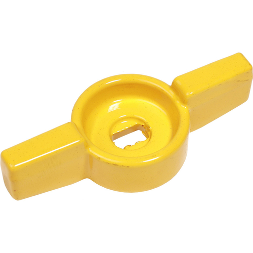 Ручка-бабочка Giacomini желтая 3/4quot; - 1quot; - 1 1/4quot;, P31FGY003