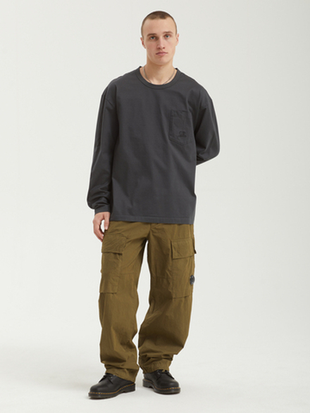 Мужской Лонгслив In Mercerized Jersey 30/2 Twisted