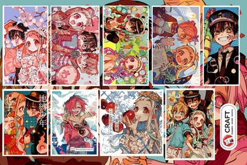 Стикерлист "Туалетный мальчик Ханоко-кун"