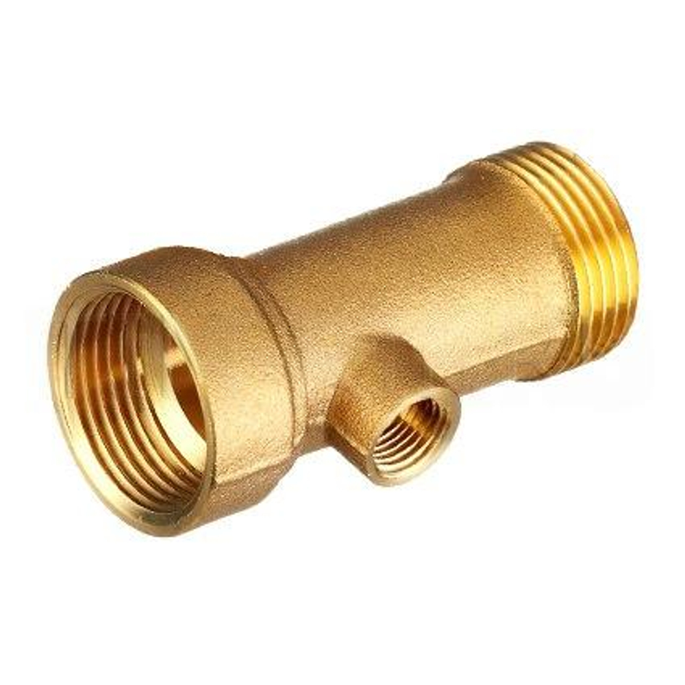 Штуцер 3-х выводной 1"ш*1/4"г*1"г. TIM
