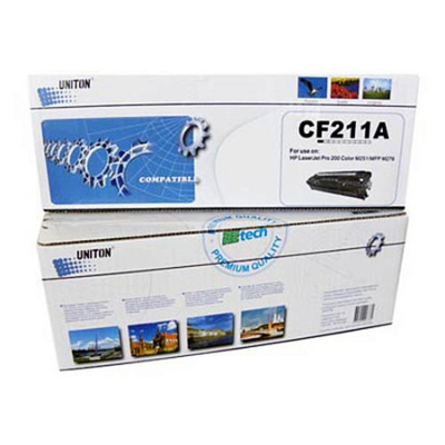 Картридж UNITON, аналог HP CF211A (131A) для Color LJ M251/M276 голубой (1,8K)