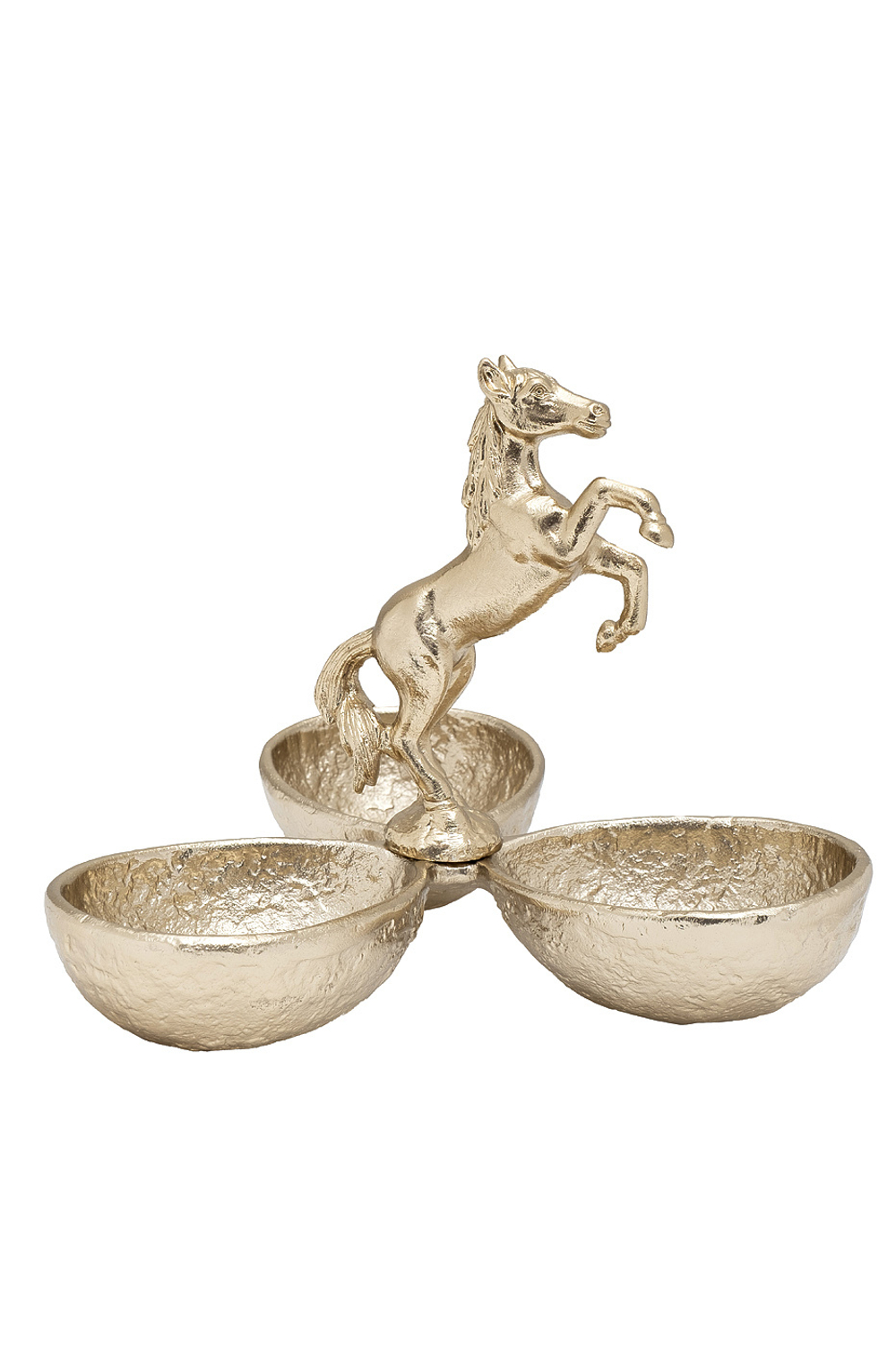 69-21013 Менажница декор. "Horse" металлич. 26,5*25*21 см