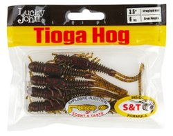 Мягкая съедобная приманка LJ Pro Series Tioga HOG 3.5 in (89 мм), цвет PA03, 6 шт