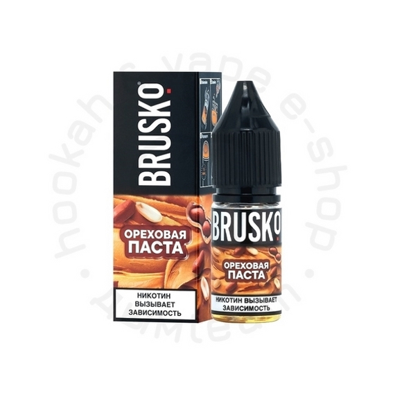 Жидкость BRUSKO Salt, 10 мл, Ореховая паста, 2 (М)