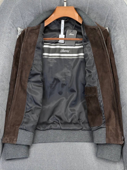 Замшевая куртка Brioni