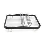 Сушилка для посуды sinkin, 28х14х35,5 см, черная, никель