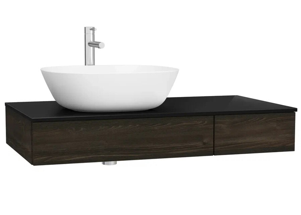 Тумба с раковиной VitrA Origin 90 см L 65674, темный вяз