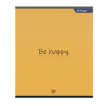 Тетрадь 36 л., А5, линия, Alingar "Positive book", скрепка, второй блок 60г/м2, мелованный картон (стандарт), 4 дизайна в пленке т/у