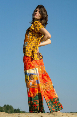 Комплект (футболка и брюки), по моитвам живописи Поля Гогена