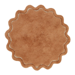 Стираемый коврик Nattiot Sweet April Toffee (Ø110 см), хлопок, коричневый