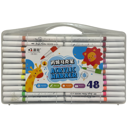 Маркеры цветные Longdi 48 цветов