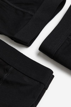 H&M Набор из пяти трусов-боксеров, черный