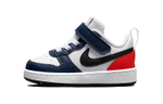 Baby Nike Court Borough Low 2 BTV casual Low-top sneakers white Blue red