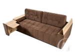 Диван прямой Элегант БД (2022) ДЕКОР ДУБ/GROUND 03 (коричневый)