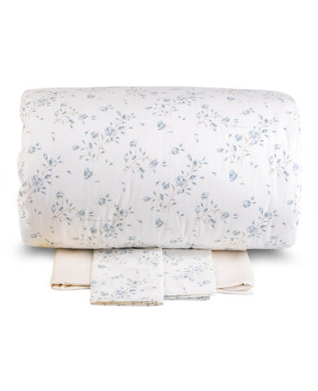 Постельное белье 1.5 спальное Blumarine Lilibet голубой 03 light blue
