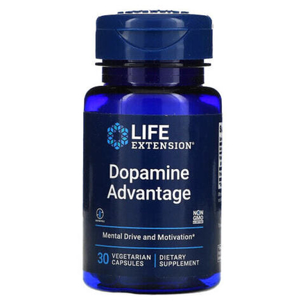 Витамины группы B Life Extension, Dopamine Advantage, 30 вегетарианских капсул