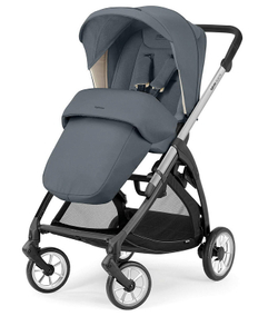 Коляска 3 в 1 Inglesina Electa System Quattro DRW 2025 с подставкой под люльку Union Grey