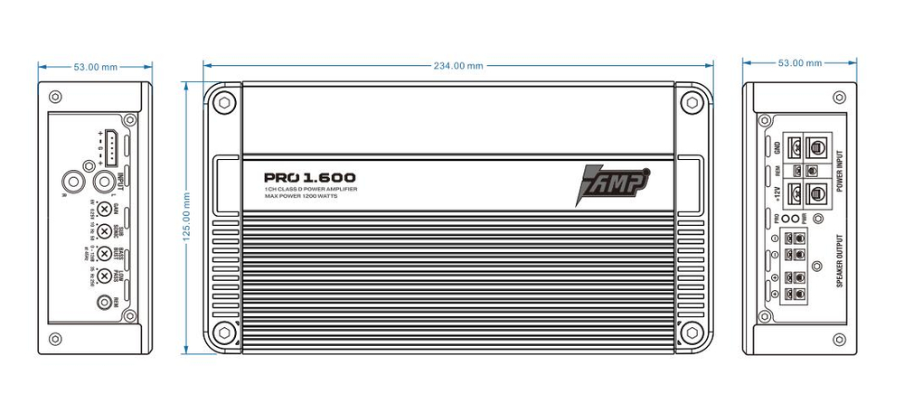 AMP PRO 1.600 Усилитель