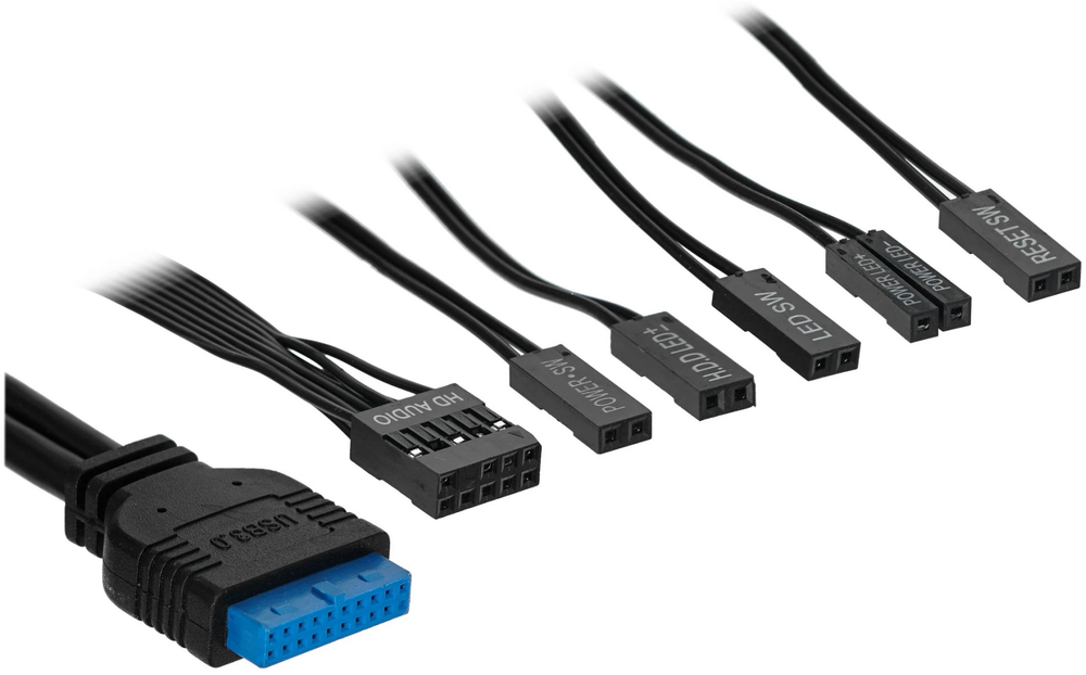 Корпус 1STPLAYER UVIEW UV6 (UV6-BK-2FC7R-1FC7) черный