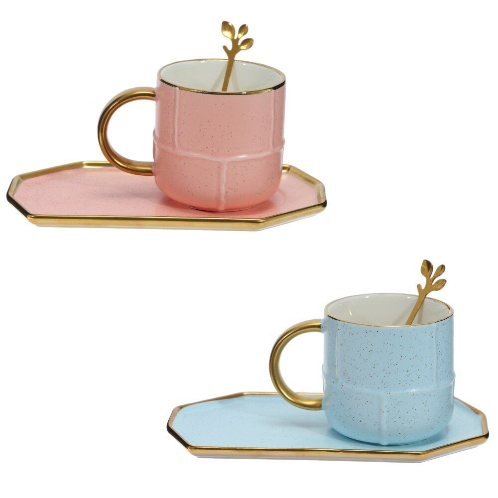 GAEM Кружка с блюдцем и ложкой, 300 мл, L20,5 W10,5 H8 см, 2в.