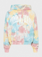 Женская толстовка Tommy Jeans Boxy Tie-Dye Collegiate