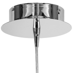 804310 Подвес PETALO 1х40W E14 ХРОМ/БЕЛЫЙ