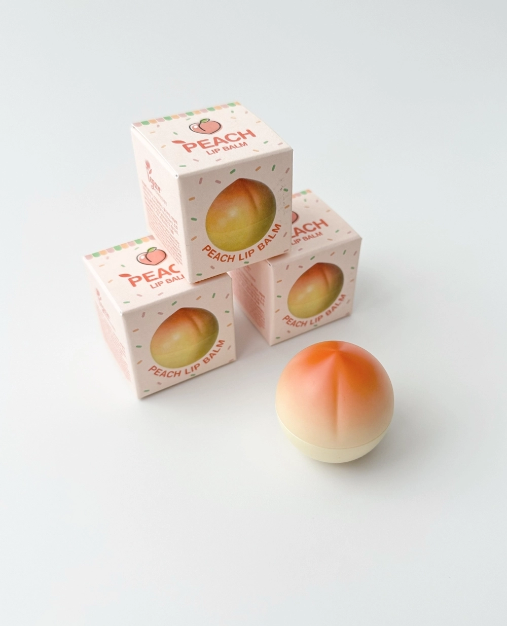 Pretty Skin Lip Balm Peach 9g - Питательный бальзам для губ Персик